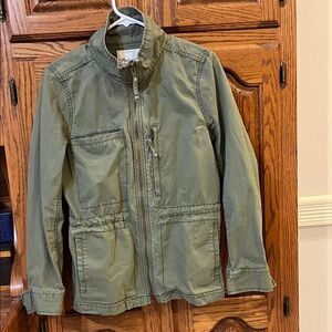 Madewell green utility jacket
